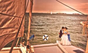 Wedding on a Boat